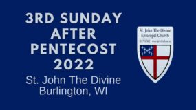 3rd Sunday After Pentecost