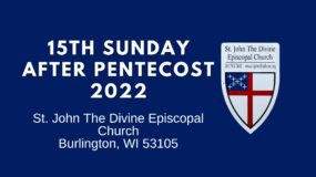 15th Sunday After Pentecost