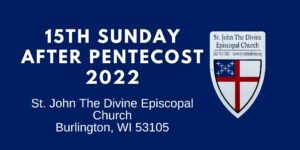 15th Sunday After Pentecost