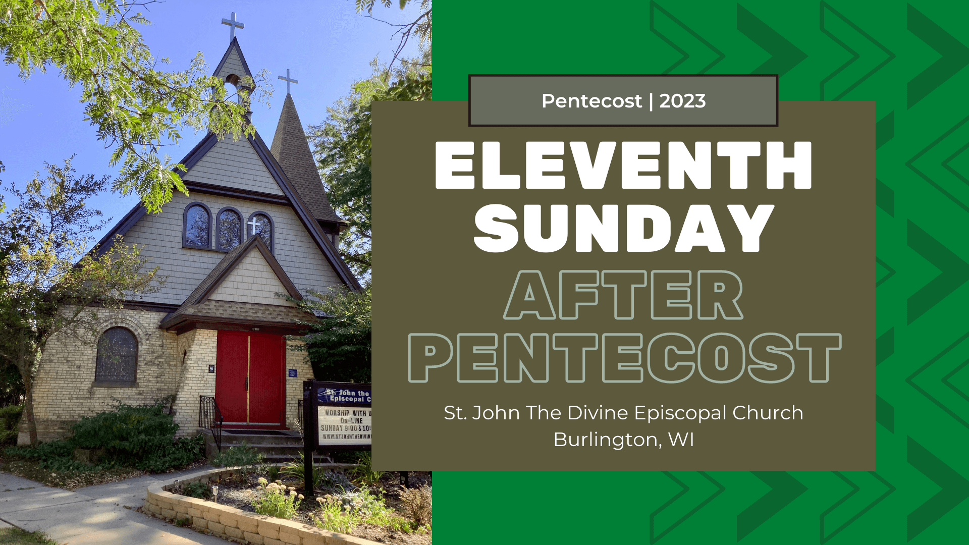 Eleventh Sunday After Pentecost 2023