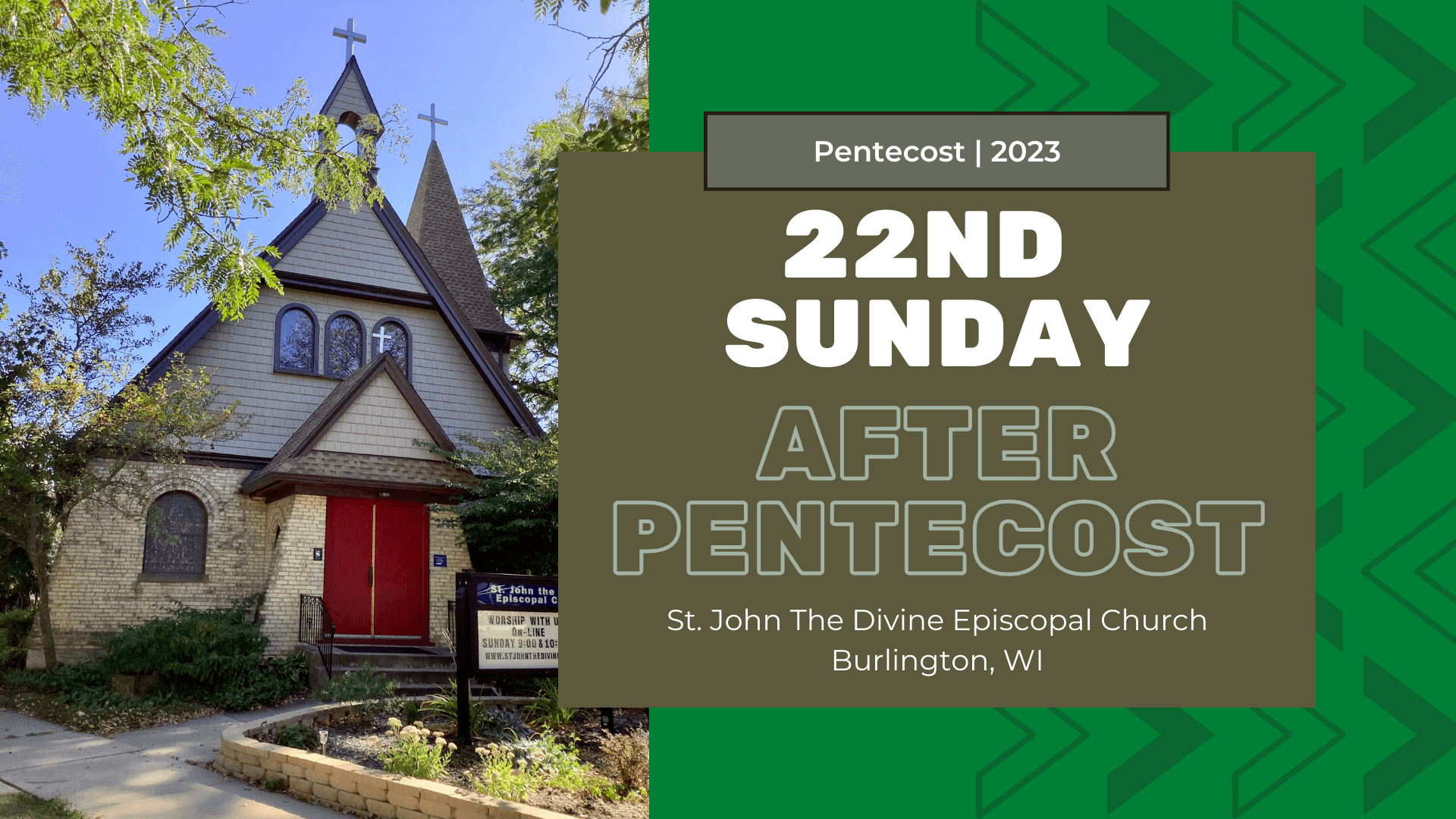22nd Sunday After Pentecost 2023