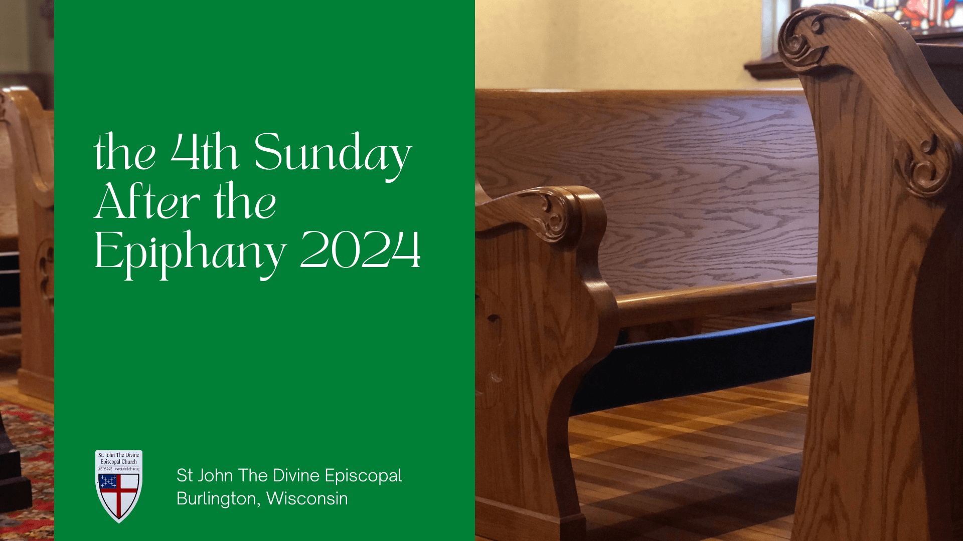 4th Sunday after the Epiphany 2024