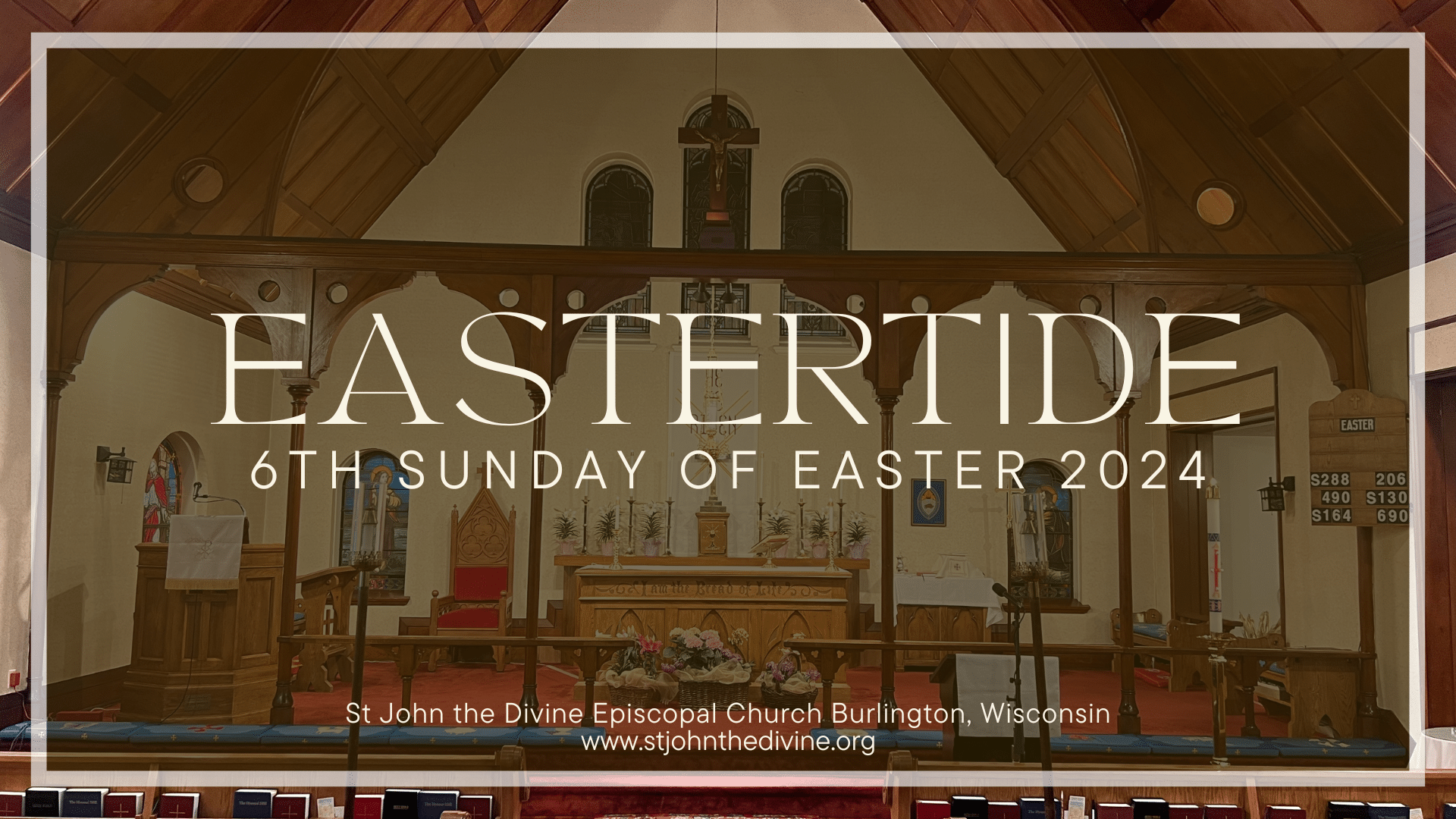 6th Sunday of Easter 2024 title card