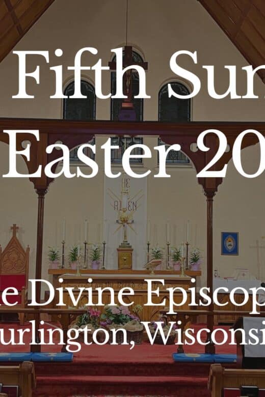 The Fifth Sunday of Easter 2025 title card